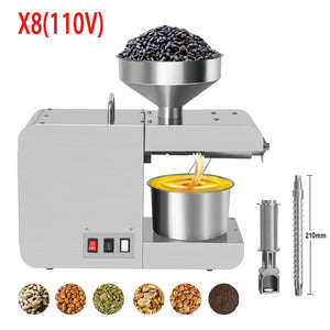 Intelligent Oil Press automatic Oil Extraction Machine with Dual Temperature Control