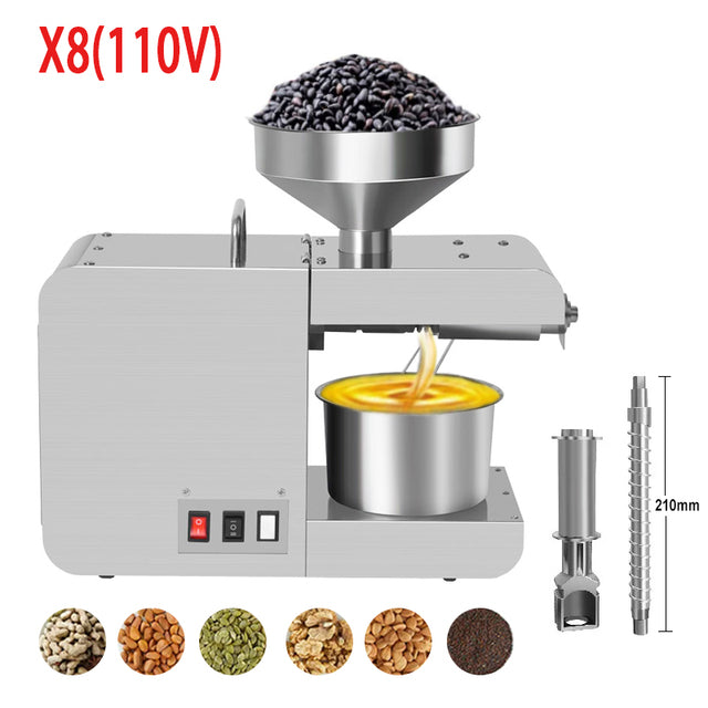 Intelligent Oil Press automatic Oil Extraction Machine with Dual Temperature Control